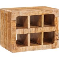 Weinregal mit Speicher Braun 44 x 30 x 35 cm Massives Mangoholz Vidaxl Weinregal mit Speicher Braun 44 x 30 x 35 cm Massives Mangoholz Vidaxl von VIDAXL