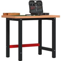 Vidaxl - Werkbank 100x60x83 cm Massivholz Buche Rechteckig Vidaxl - Werkbank 100x60x83 cm Massivholz Buche Rechteckig von VIDAXL