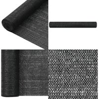 Vidaxl - Zaunblende Schwarz 1,2x10 m hdpe 75 g/m² - Sichtschutz - Zaunblende - hdpe Netz - Gartenzubehör - Terrassenüberdachung - Home & Living von VIDAXL