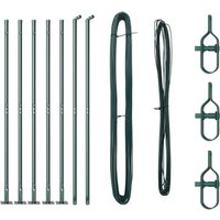 Vidaxl - Zaunpfosten mit Bodenplatten 7 Stk. Ø32mm 68,5cm Stahl Verzinkt Vidaxl - Zaunpfosten mit Bodenplatten 7 Stk. Ø32mm 68,5cm Stahl Verzinkt von VIDAXL