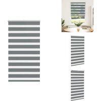 Vidaxl - Zebrarollo Dunkelgrau 90x100 cm Stoffbreite 85,9 cm Polyester - Zebra-Jalousie - Zebra-Jalousien - Zebra-Rollo - Doppelrollo Vidaxl - Zebrarollo Dunkelgrau 90x100 cm Stoffbreite 85,9 cm Polyester - Zebra-Jalousie - Zebra-Jalousien - Zebra-Rollo - Doppelrollo von VIDAXL