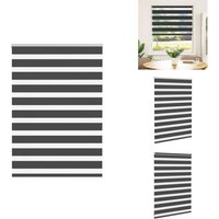 Vidaxl - Zebrarollo Schwarz 110x100 cm Stoffbreite 105,9 cm Polyester - Zebra-Jalousie - Zebra-Jalousien - Zebra-Rollo - Doppelrollo Vidaxl - Zebrarollo Schwarz 110x100 cm Stoffbreite 105,9 cm Polyester - Zebra-Jalousie - Zebra-Jalousien - Zebra-Rollo - Doppelrollo von VIDAXL