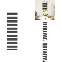 Vidaxl - Zebrarollo Schwarz 45x150 cm Stoffbreite 40,9 cm Polyester - Zebra-Jalousie - Zebra-Jalousien - Zebra-Rollo - Doppelrollo Vidaxl - Zebrarollo Schwarz 45x150 cm Stoffbreite 40,9 cm Polyester - Zebra-Jalousie - Zebra-Jalousien - Zebra-Rollo - Doppelrollo von VIDAXL