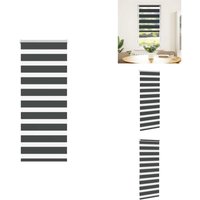 Zebrarollo Schwarz 55x150 cm Stoffbreite 50,9 cm Polyester - Zebra-Jalousie - Zebra-Jalousien - Zebra-Rollo - Doppelrollo Zebrarollo Schwarz 55x150 cm Stoffbreite 50,9 cm Polyester - Zebra-Jalousie - Zebra-Jalousien - Zebra-Rollo - Doppelrollo von VIDAXL