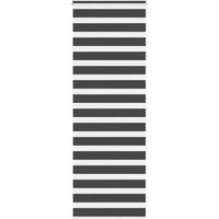Zebrarollo Schwarz 70x200 cm Stoffbreite 65,9 cm Polyester Vidaxl von VIDAXL