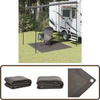 Vidaxl - Zeltteppich 200x200 cm Anthrazit - Campingausrüstung - Outdoor Teppich - Garten Teppich - Zelttarp - Wasserabweisend von VIDAXL