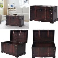 Vintage Schatztruhe Holz 66 x 38 x 40 cm - Truhe - Truhen - Home & Living - Braun Vintage Schatztruhe Holz 66 x 38 x 40 cm - Truhe - Truhen - Home & Living - Braun von VIDAXL