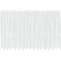 Vorhänge mit Vorhängen Sonstiges Weiß 400 x 160 cm Polyester Vidaxl von VIDAXL