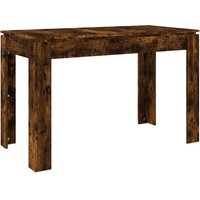 Esstisch,Esszimmertisch Räuchereiche 120x60x76 cm Holzwerkstoff vidaXL von BONNEVIE