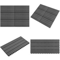 WPC-Fliesen 60×30 cm 6 Stk. 1m² Grau - wpc Fliesen - Terrasse - Balkon - Poolterrasse - Garten - Home & Living WPC-Fliesen 60×30 cm 6 Stk. 1m² Grau - wpc Fliesen - Terrasse - Balkon - Poolterrasse - Garten - Home & Living von VIDAXL