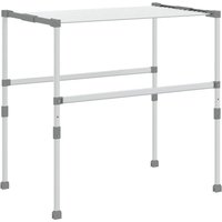 Wäschetrockner 83x(50-55)x(40-85) cm Aluminium Vidaxl von VIDAXL