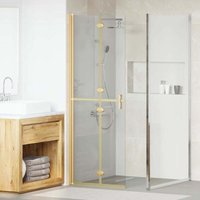 Walk-in Duschwand Gold 70 x 6.5 x 190 cm Energiesparendes Glas vidaXL Walk-in Duschwand Gold 70 x 6.5 x 190 cm Energiesparendes Glas vidaXL von VIDAXL