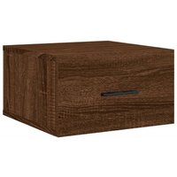 Bonnevie - Wand-Nachttisch,Beistelltisch Braun Eichen-Optik 35x35x20 cm vidaXL von BONNEVIE