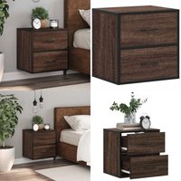 Wand-Nachttisch Braun Eichen-Optik 40x31x39,5 cm - Vidaxl Wand-Nachttisch Braun Eichen-Optik 40x31x39,5 cm - Vidaxl von VIDAXL