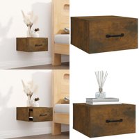 Wand-Nachttisch Räuchereiche 35x35x20 cm - Wand-Nachttisch - Hängeschrank - Nachtschrank - Wohnzimmer Deko - Schlafzimmereinrichtung - Home & Living Wand-Nachttisch Räuchereiche 35x35x20 cm - Wand-Nachttisch - Hängeschrank - Nachtschrank - Wohnzimmer Deko - Schlafzimmereinrichtung - Home & Living von VIDAXL