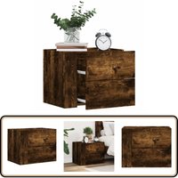 Wand-Nachttisch Räuchereiche 45x30x35 cm - Wandregal - Nachtkästchen - Wohnraumgestaltung - Möbelstück - Holzoptik Wand-Nachttisch Räuchereiche 45x30x35 cm - Wandregal - Nachtkästchen - Wohnraumgestaltung - Möbelstück - Holzoptik von VIDAXL