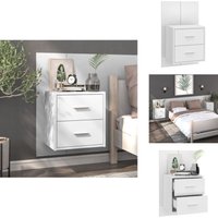 Vidaxl - Wand-Nachttisch Weiß - Wandregal - Nachtschränkchen - Wohnzimmer Deko - Holzschrank - Möbel Online Kaufen Vidaxl - Wand-Nachttisch Weiß - Wandregal - Nachtschränkchen - Wohnzimmer Deko - Holzschrank - Möbel Online Kaufen von VIDAXL