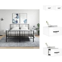 Vidaxl - Wand-Nachttische 2 Stk. Hochglanz-Weiß 35x35x20 cm - Wandregal - Hängeschrank - Nachtkast - Wohnzimmermöbel - Schlafzimmermöbel Vidaxl - Wand-Nachttische 2 Stk. Hochglanz-Weiß 35x35x20 cm - Wandregal - Hängeschrank - Nachtkast - Wohnzimmermöbel - Schlafzimmermöbel von VIDAXL