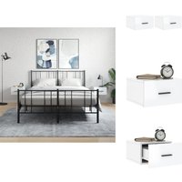 Vidaxl - Wand-Nachttische 2 Stk. Hochglanz-Weiß 35x35x20 cm - Wandregal - Wohnzimmerdeko - Hängeschrank - Nachttisch - Regal Weiß Vidaxl - Wand-Nachttische 2 Stk. Hochglanz-Weiß 35x35x20 cm - Wandregal - Wohnzimmerdeko - Hängeschrank - Nachttisch - Regal Weiß von VIDAXL