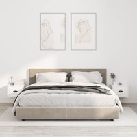 Wand-Nachttische 2 Stk. Hochglanz-Weiß 41,5x36x28 cm Vidaxl Wand-Nachttische 2 Stk. Hochglanz-Weiß 41,5x36x28 cm Vidaxl von VIDAXL