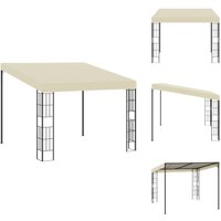 Wand-Pavillon 3x3 m Creme Stoff - Wandpavillion - Gartenzelt - Sonnensegel - Outdoor Möbel - Terrassendeck Wand-Pavillon 3x3 m Creme Stoff - Wandpavillion - Gartenzelt - Sonnensegel - Outdoor Möbel - Terrassendeck von VIDAXL