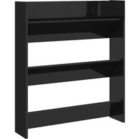 Wand-Schuhschrank Hochglanz-Schwarz 80x18x90 cm Holzwerkstoff Vidaxl Wand-Schuhschrank Hochglanz-Schwarz 80x18x90 cm Holzwerkstoff Vidaxl von VIDAXL