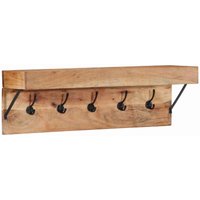 Garderobenständer Braun 73 x 19 x 23 cm Massivholz Akazie Vidaxl von VIDAXL