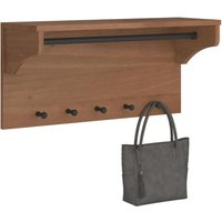 Wandgarderobe sandnes 87x30x42 cm Massivholz Kiefer - Vidaxl von VIDAXL