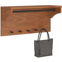 Wandgarderobe sandnes 87x30x42 cm Massivholz Kiefer - Vidaxl von VIDAXL