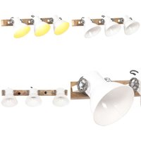Vidaxl - Wandlampe Industriestil Weiß 65x25 cm E27 - Industrielampen - Wandleuchte - Wohnraumbeleuchtung - Esszimmerlampe - Schlafzimmerlampe - Home Vidaxl - Wandlampe Industriestil Weiß 65x25 cm E27 - Industrielampen - Wandleuchte - Wohnraumbeleuchtung - Esszimmerlampe - Schlafzimmerlampe - Home von VIDAXL
