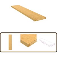 Wandregal 100x20x2,5 cm Bambus - Bambus Regal - Wandregal - Deko Regal - Regal Holz - Wohnraum Organisation von VIDAXL