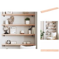 Wandregal 80x10x4 cm Massivholz Eiche Unbehandelt - Wandregal - Eichendielen - Holzmöbel - Rustikal - Deko Regal Wandregal 80x10x4 cm Massivholz Eiche Unbehandelt - Wandregal - Eichendielen - Holzmöbel - Rustikal - Deko Regal von VIDAXL