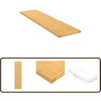 Wandregal 80x20x1,5 cm Bambus - Bambus Regal - Wandregal - Deko Regal - Badezimmer Regal - Wohnraum Regal von VIDAXL