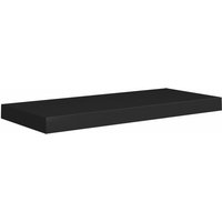 Vidaxl - Schwebendes Wandregal Schwarz 60x23,5x3,8 cm mdf Schwarz von BONNEVIE