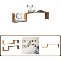 Wandregale 2 Stk. Altholz-Optik 100x15x20 cm Holzwerkstoff - Vidaxl Wandregale 2 Stk. Altholz-Optik 100x15x20 cm Holzwerkstoff - Vidaxl von VIDAXL