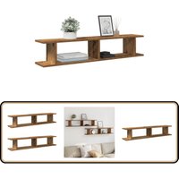 Vidaxl - Wandregale 2 Stk. Altholz-Optik 105x18x20 cm Holzwerkstoff Vidaxl - Wandregale 2 Stk. Altholz-Optik 105x18x20 cm Holzwerkstoff von VIDAXL