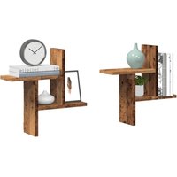 Wandregale 2 Stk. Altholz-Optik 38x12x38 cm Holzwerkstoff Vidaxl Wandregale 2 Stk. Altholz-Optik 38x12x38 cm Holzwerkstoff Vidaxl von VIDAXL