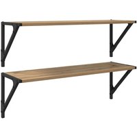 Wandregale 2 pcs Artisan-Eiche 80 x 25 x 25,5 cm Holzwerkstoff vidaXL Wandregale 2 pcs Artisan-Eiche 80 x 25 x 25,5 cm Holzwerkstoff vidaXL von VIDAXL