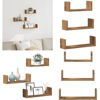 Wandregale 3 Stk. Artisan-Eiche Holzwerkstoff - Vidaxl Wandregale 3 Stk. Artisan-Eiche Holzwerkstoff - Vidaxl von VIDAXL