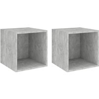 Wandschränke 2 Stk. Betongrau 37x37x37 cm Holzwerkstoff Vidaxl Wandschränke 2 Stk. Betongrau 37x37x37 cm Holzwerkstoff Vidaxl von VIDAXL