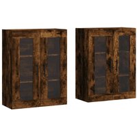 Wandschränke 2 Stk. Räuchereiche Holzwerkstoff Vidaxl Wandschränke 2 Stk. Räuchereiche Holzwerkstoff Vidaxl von VIDAXL