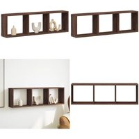 Wandschrank 100x16x30 cm Eichen-Optik Holzwerkstoff - Vidaxl Wandschrank 100x16x30 cm Eichen-Optik Holzwerkstoff - Vidaxl von VIDAXL