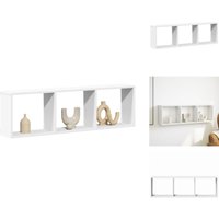Wandschrank 100x16x30 cm Weiß Holzwerkstoff - Wandschrank - Wandschränke - Hängeschrank - Hängeschränke von VIDAXL
