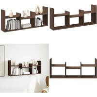 Wandschrank 100x18x40 cm Braun Eichen-Optik Holzwerkstoff - Vidaxl Wandschrank 100x18x40 cm Braun Eichen-Optik Holzwerkstoff - Vidaxl von VIDAXL