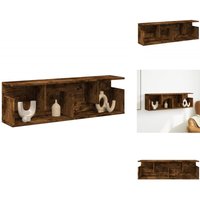 Wandschrank 100x20x30 cm Räuchereiche Holzwerkstoff - Wandschrank - Wandschränke - Hängeschrank - Hängeschränke Wandschrank 100x20x30 cm Räuchereiche Holzwerkstoff - Wandschrank - Wandschränke - Hängeschrank - Hängeschränke von VIDAXL