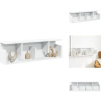 Wandschrank 100x20x30 cm Weiß Holzwerkstoff - Wandschrank - Wandschränke - Hängeschrank - Hängeschränke von VIDAXL