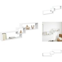 Wandschrank 158x18x53 cm Weiß Holzwerkstoff - Wandschrank - Wandschränke - Hängeschrank - Hängeschränke von VIDAXL