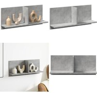 Wandschrank 70x16,5x30 cm Betongrau Holzwerkstoff - Vidaxl Wandschrank 70x16,5x30 cm Betongrau Holzwerkstoff - Vidaxl von VIDAXL