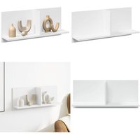 Wandschrank 70x16,5x30 cm Weiß Holzwerkstoff - Vidaxl Wandschrank 70x16,5x30 cm Weiß Holzwerkstoff - Vidaxl von VIDAXL