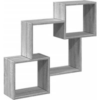 Wandschrank 78x18x71 cm Grau Sonoma Holzwerkstoff Vidaxl Wandschrank 78x18x71 cm Grau Sonoma Holzwerkstoff Vidaxl von VIDAXL